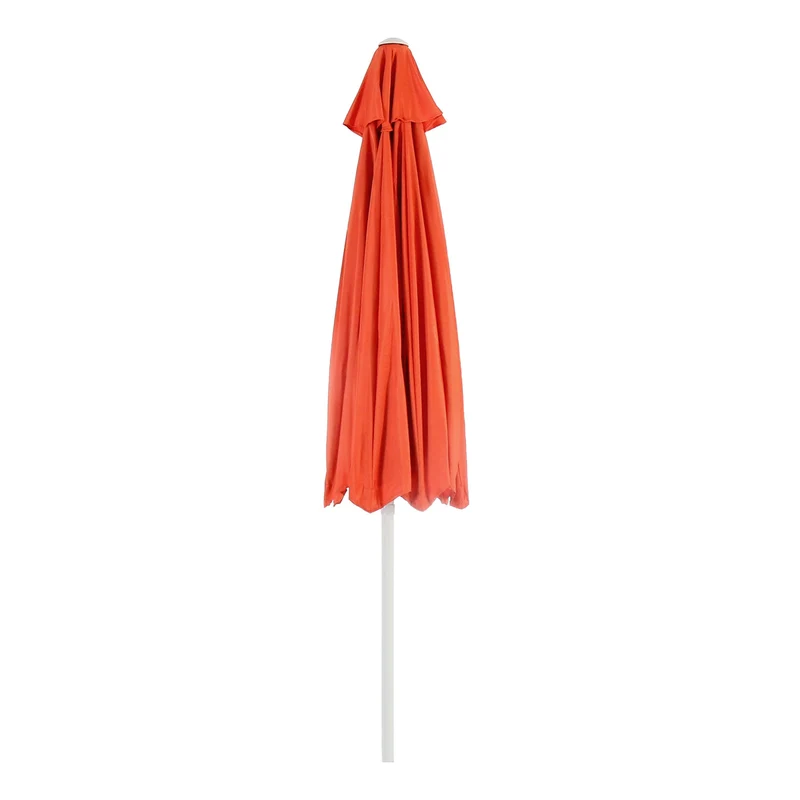 Parasol de jardin Ø 3m inclinable polyester/aluminium 5kg Terracotta 04_0003884