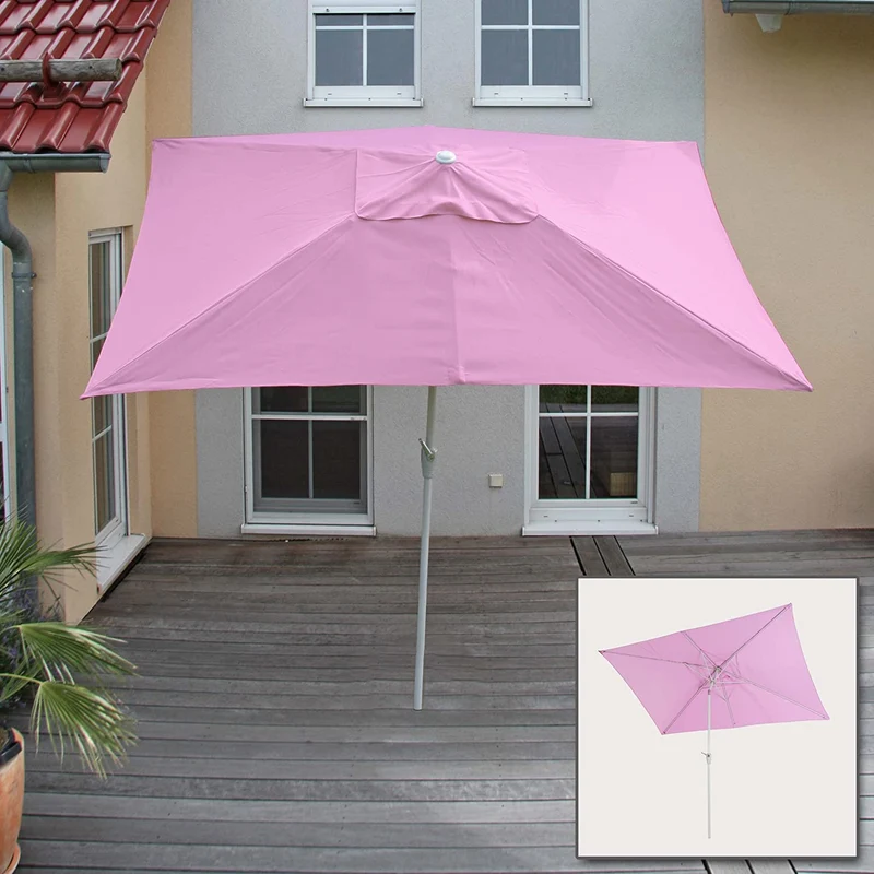 Parasol de jardin 2x3m rectangulaire inclinable polyester/aluminium 4,5kg lilas 04_0003894