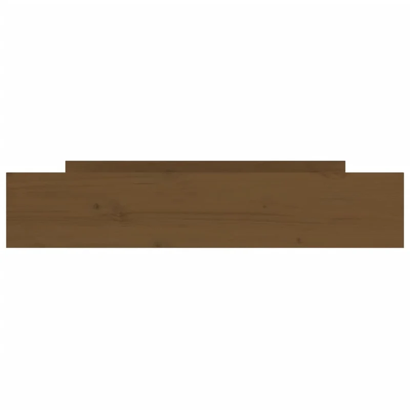 Tiroir de lit rangement avec roulettes lot de 2 bois de pin marron TDL0206822