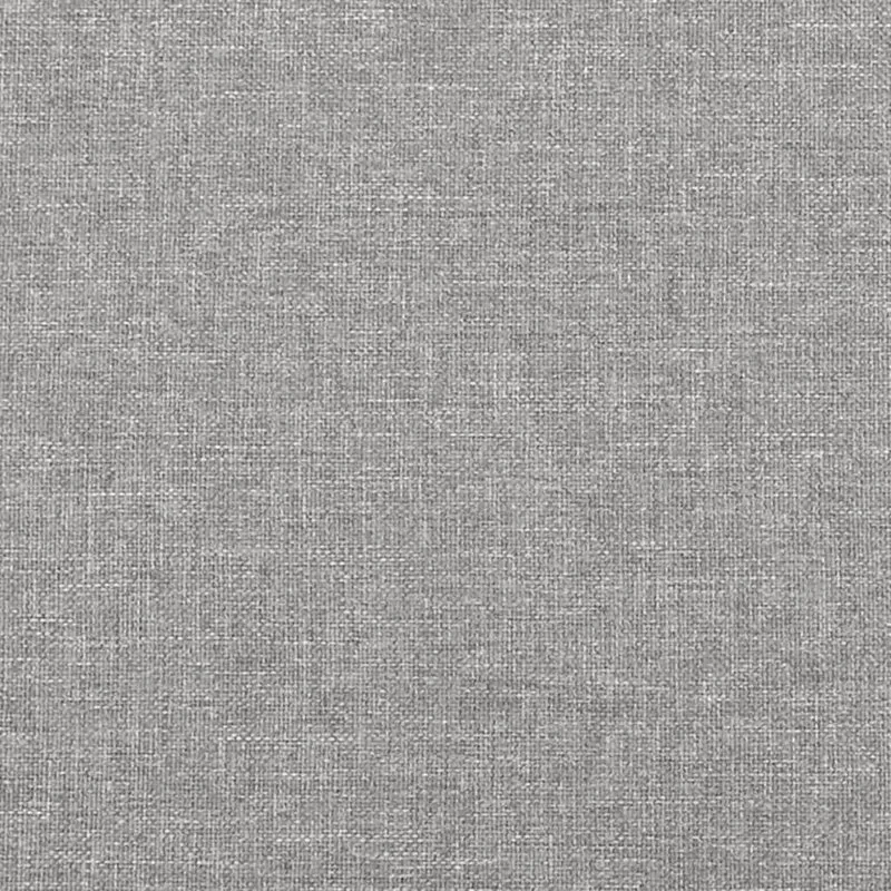 Sommier à lattes sur pieds cadre de lit 200x200 cm tissu gris clair TDL0207173