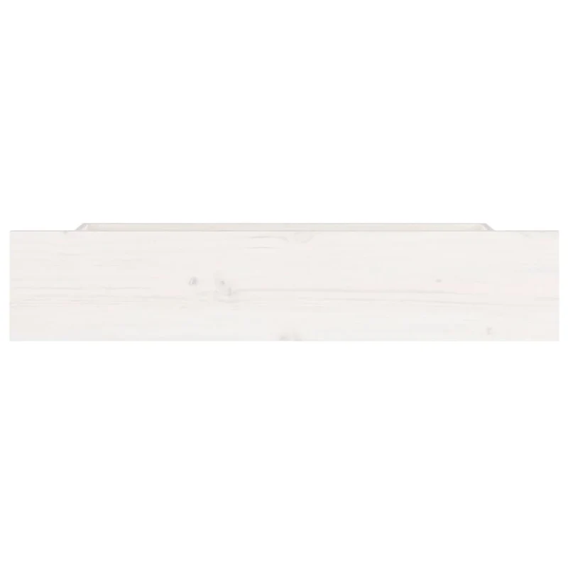 Tiroir de lit rangement avec roulettes lot de 4 bois de pin blanc TDL0206816