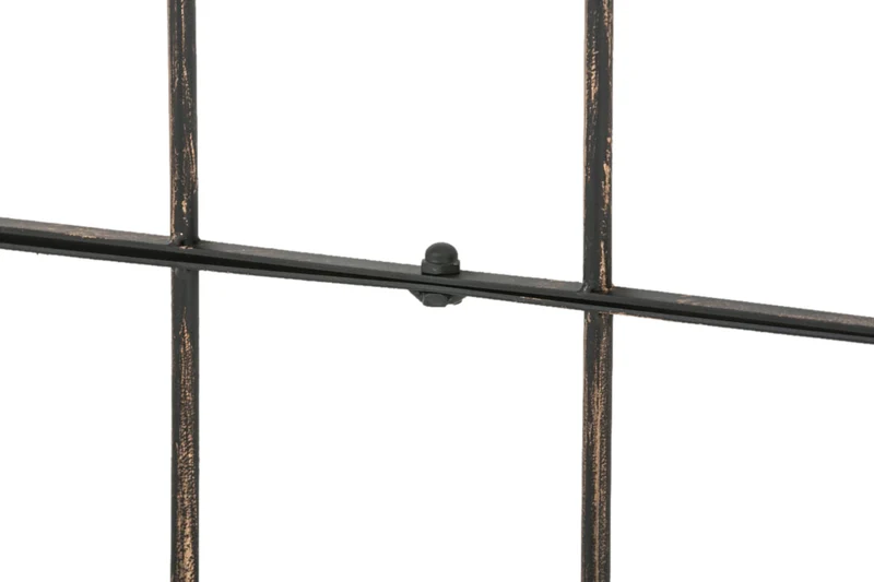 Lot de 2 treillis support pour plantes grimpantes métal bronze 10_0003844