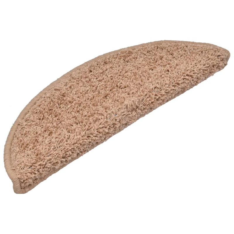 Tapis d'escalier 15 pièces Beige 56 x 20 cm DEC023562