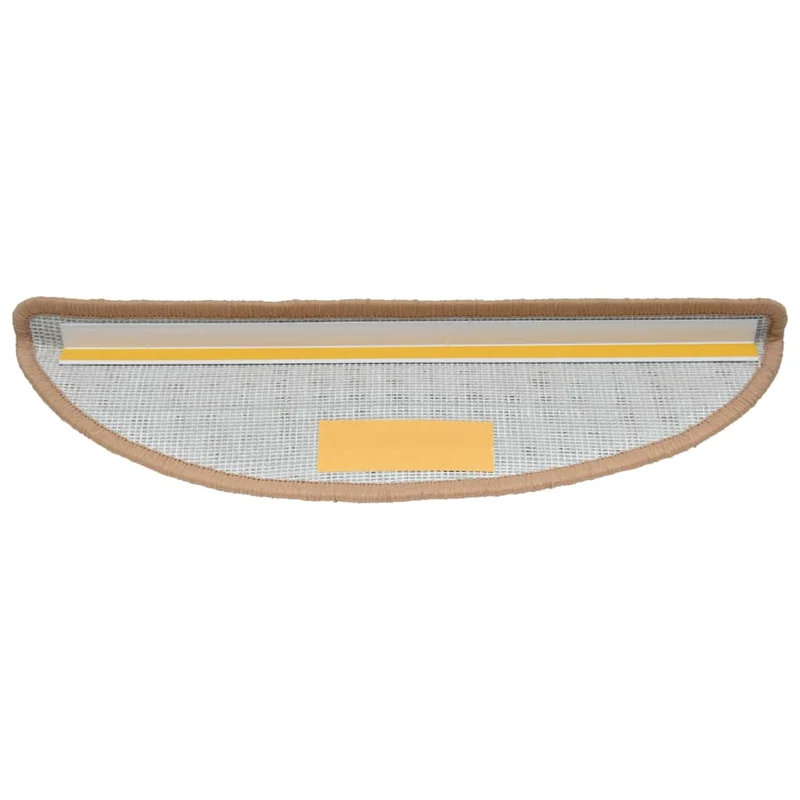 Tapis d'escalier 15 pièces Beige 56 x 20 cm DEC023562