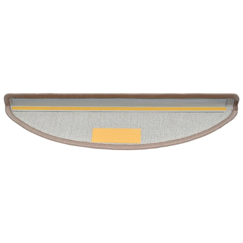 Tapis d'escalier 15 pièces Marron clair 65 x 24 x 4 cm DEC023554