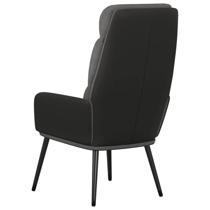 Fauteuil lounge chaise de canapé design moderne en tissu gris clair DEC026662