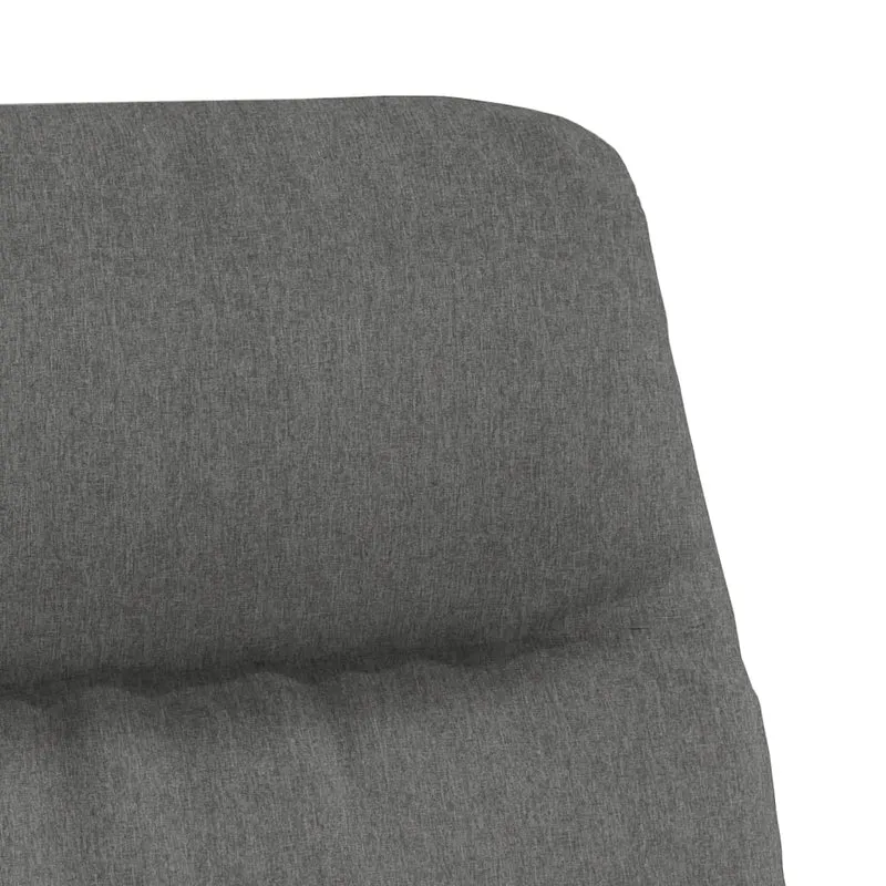 Fauteuil lounge chaise de canapé design moderne en tissu gris clair DEC026662