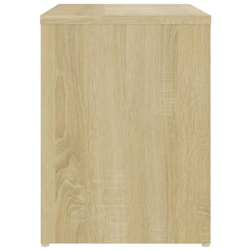 Table de chevet avec étagères 40 x 30 x 40 cm bois d'ingénierie couleur chêne DEC033822
