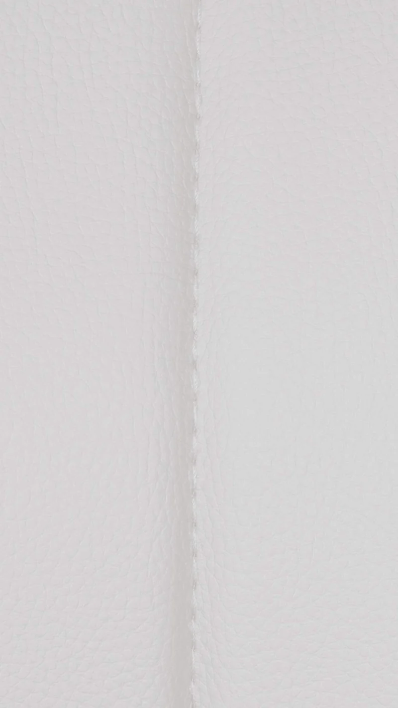 Lot de 2 tabourets de bar chaises hautes réglables en PVC blanc dossier ajouré et pied métal noir 10_0006491