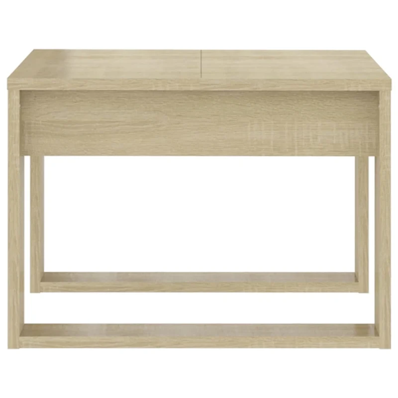 Table d'appoint meuble de salon 50 x 50 x 35 cm bois d’ingénierie couleur chêne DEC032423