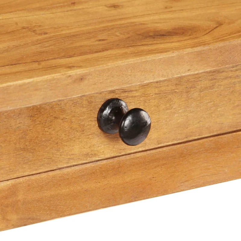 Table d'appoint console d'entrée meuble de salon avec tiroir 100 x 40 x 76 cm bois d'acacia DEC031500