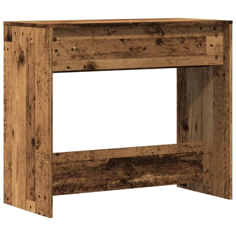 Meuble console d'entrée moderne avec tiroirs 89 x 41 x 76,5 cm bois d'ingénierie marron vieilli DEC032279