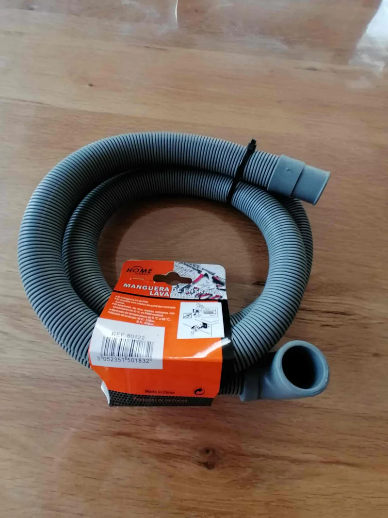 Tuyau d'évacuation / vidange flexible - machine à laver / lave vaisselle - 150cm