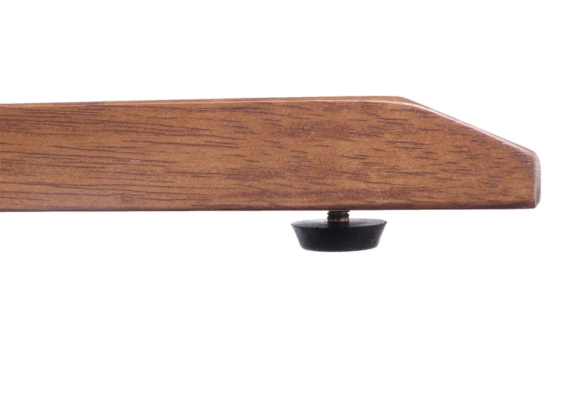 Table bistro table à manger en bois diamètre 92 cm HDF aspect béton structure marron 04_0008483