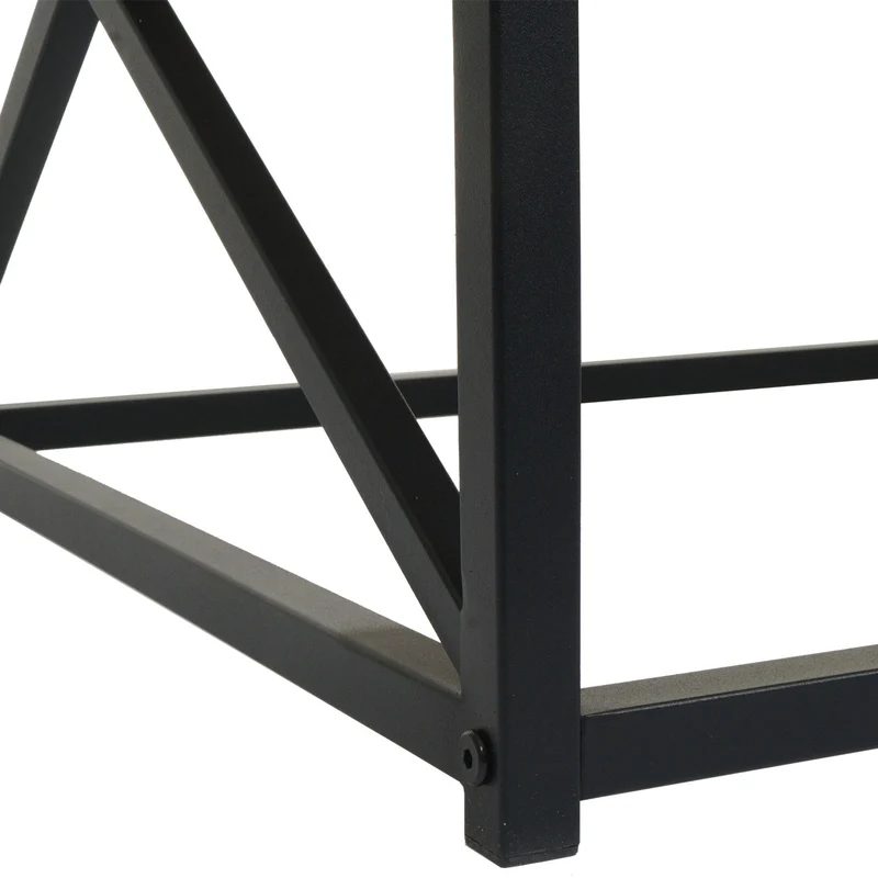 Table basse surface avec structure 3D et revêtement PVC 44x110x60 cm aspect chêne sauvage 04_0008423