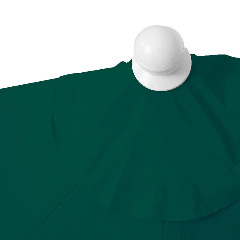 Parasol demi-rond pour balcon uv 50+ polyester/aluminium 3kg 270 cm vert sans pied 04_0007903