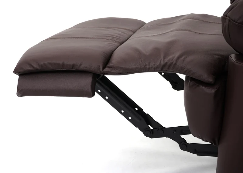Fauteuil relax TV inclinable large et confortable en cuir et PVC marron 101x87x100 cm 04_0006883