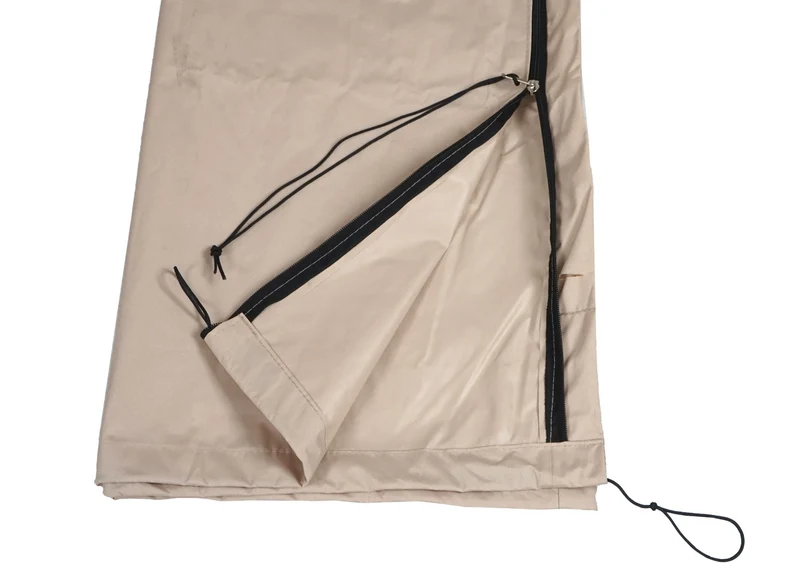 Housse de protection pour parasol déporté jusqu'à 3m avec fermeture éclair crème 04_0007052