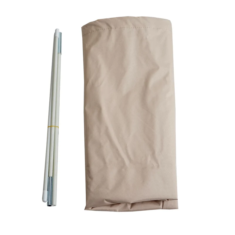 Housse de protection pour parasol déporté jusqu'à 3m avec fermeture éclair crème 04_0007052