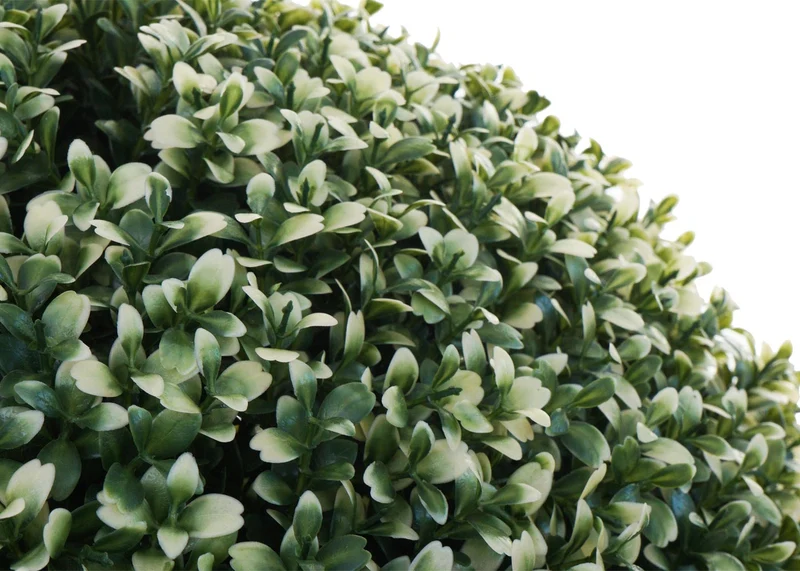 Boule de buis artificiel en topiaire plante décorative pour extérieur diamètre 55 cm blanc 04_0006008