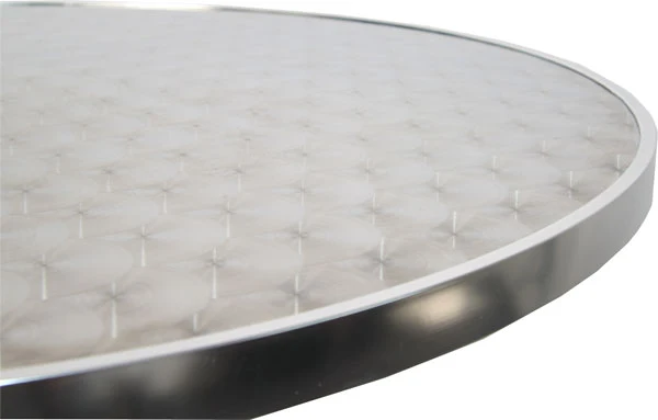Ensemble table de bar + housse de table de bar bistro diamètre 60 cm housse gris anthracite 04_0006777