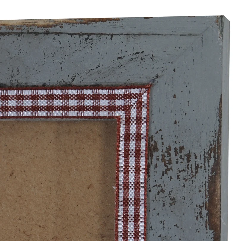 Cadre photo mural pour format photo 21x30 cm aspect vintage rustique en bois de pin gris 04_0006096