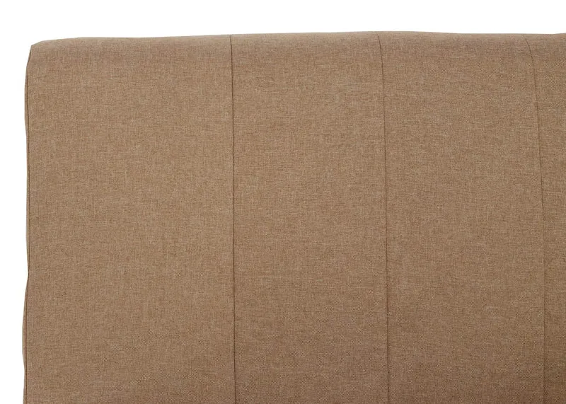 Fauteuil de couchage canapé-lit lit d'appoint relaxation surface de couchage 97x186 cm tissu crème 04_0006259