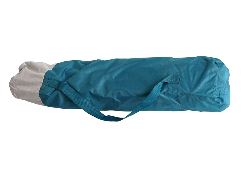 Chaise de camping pliable pêche avec porte-gobelet housse de protection lavable tissu turquoise 04_0006242