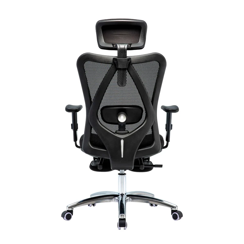 Fauteuil de bureau support lombaire ergonomique réglable sur 3 positions en maille noir 04_0006214