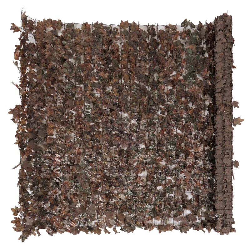 Brise-vue pour balcon protection contre le vent pour clôture de balcon terrasse 500x100 cm marron érable 04_0005947