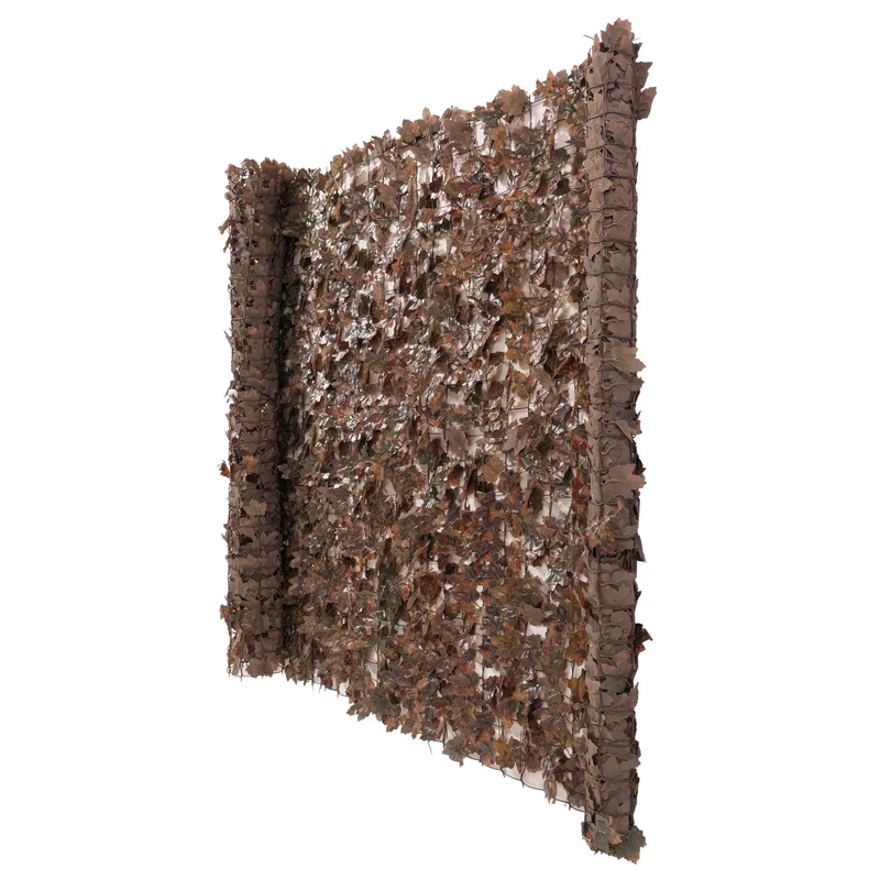 Brise-vue pour balcon protection contre le vent pour clôture de balcon terrasse 500x150 cm marron érable 04_0005948