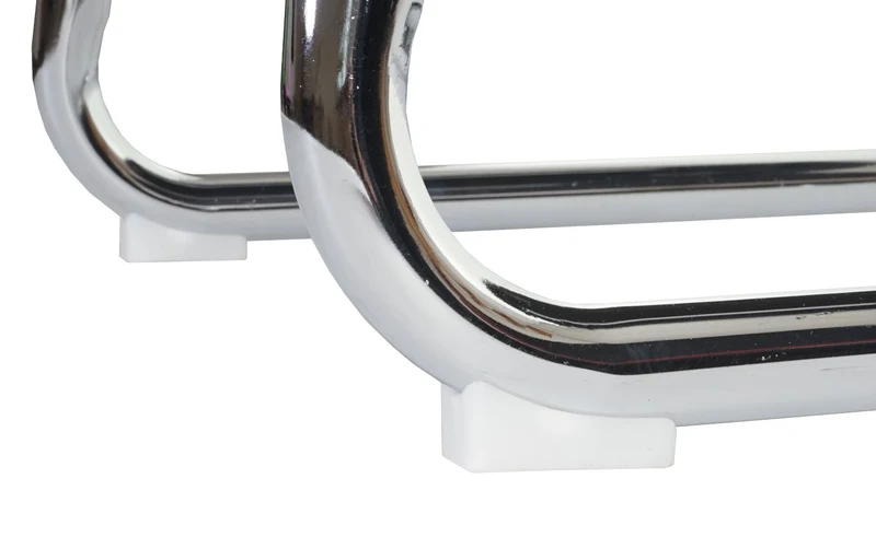 Fauteuil de bureau sans roulettes conférence chaise visiteur cantilever en PVC marron 04_0001924