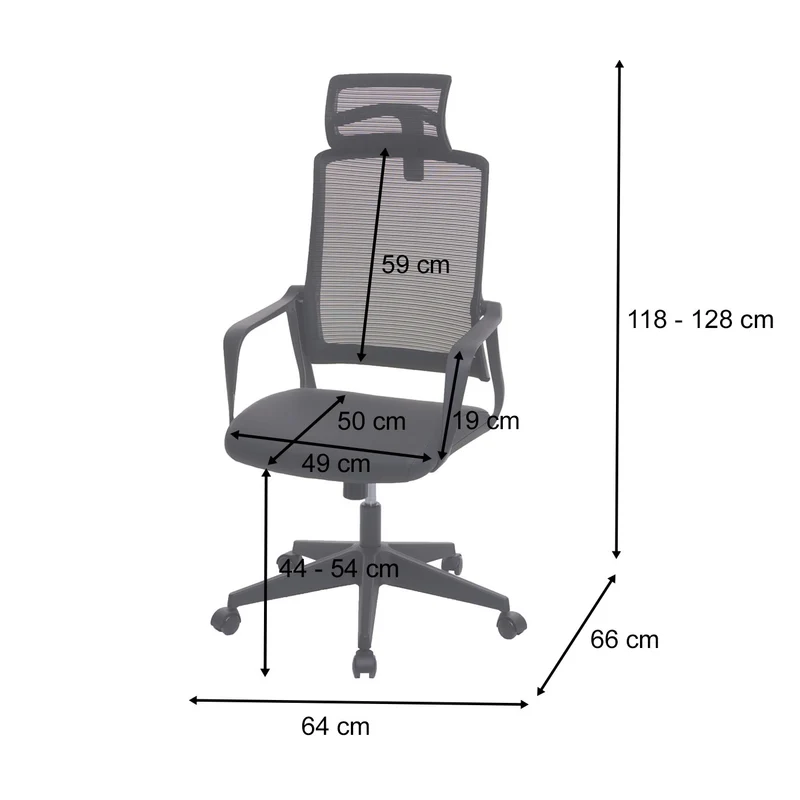 Fauteuil de bureau ergonomique pivotante avec accoudoirs et dossier en tissu mesh bordeaux-rouge 04_0001880