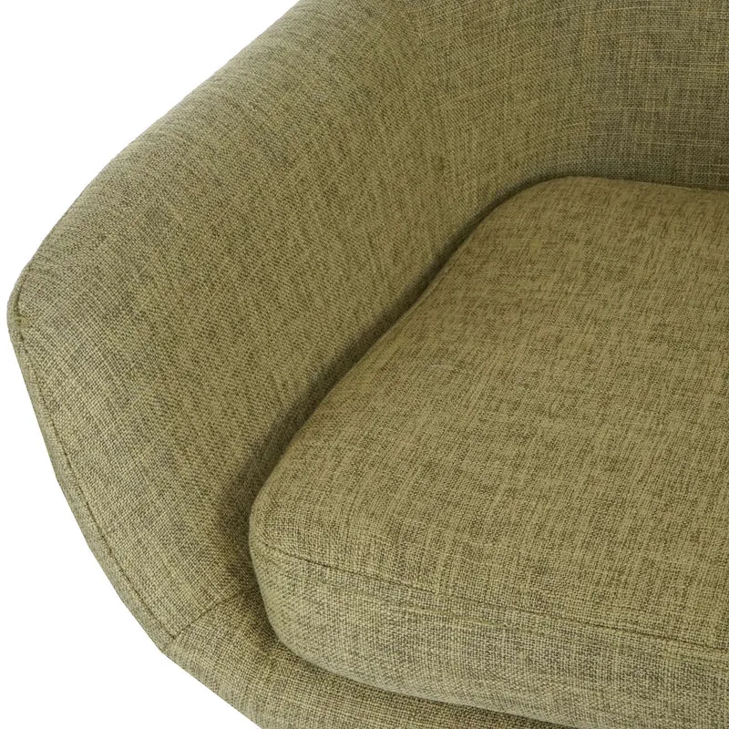 Tabouret de bar chaise de bar comptoir x1 avec repose-pieds en tissu vert clair 04_0005302