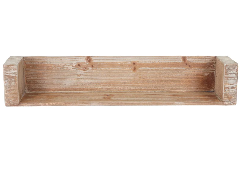 Etagère murale suspendue en bois de sapin longueur 80cm 04_0005170