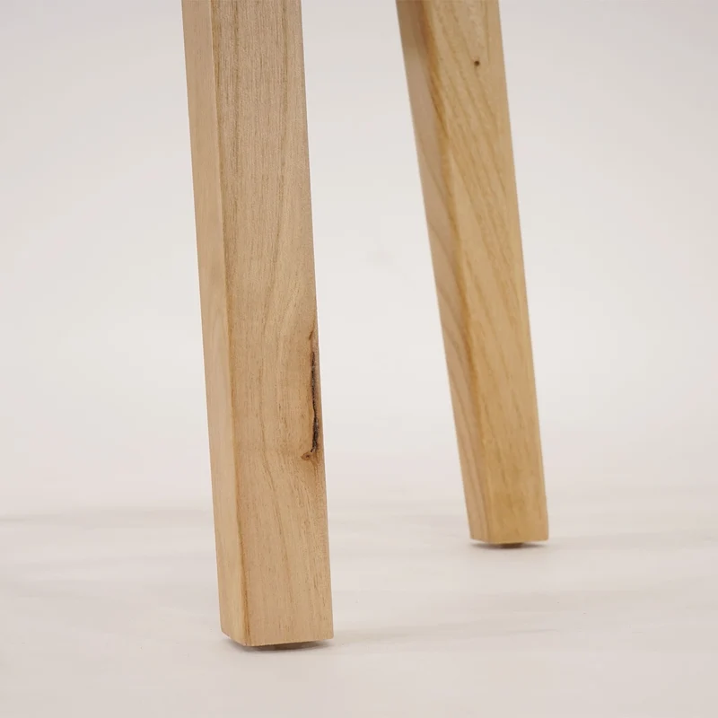 Meuble d'appoint table de chevet design rétro avec tiroirs 59x40x30cm en bois blanc 04_0002894