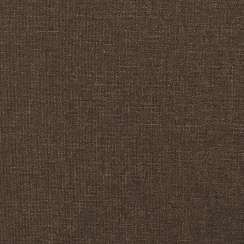 Sommier à lattes sur pieds cadre de lit 90x200 cm tissu marron foncé TDL0207045