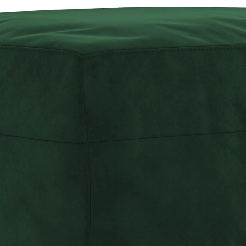 Banquette banc d'entrée bout de lit 100 x 35 x 41 cm en velours vert DEC024688