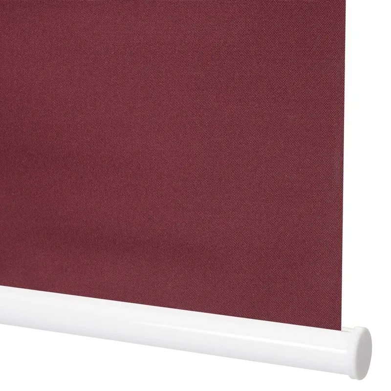 Store enrouleur de fenêtre occultant protection solaire store à tirage latéral 60x160cm opaque bordeaux 04_0004595
