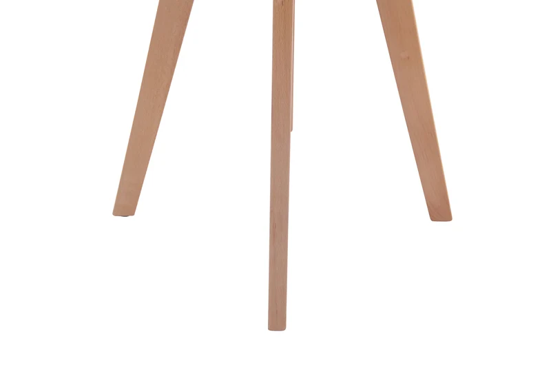 Table d'appoint table de cuisine hauteur fixe 75 cm diamètre Ø 60 cm MDF blanc 10_0005533