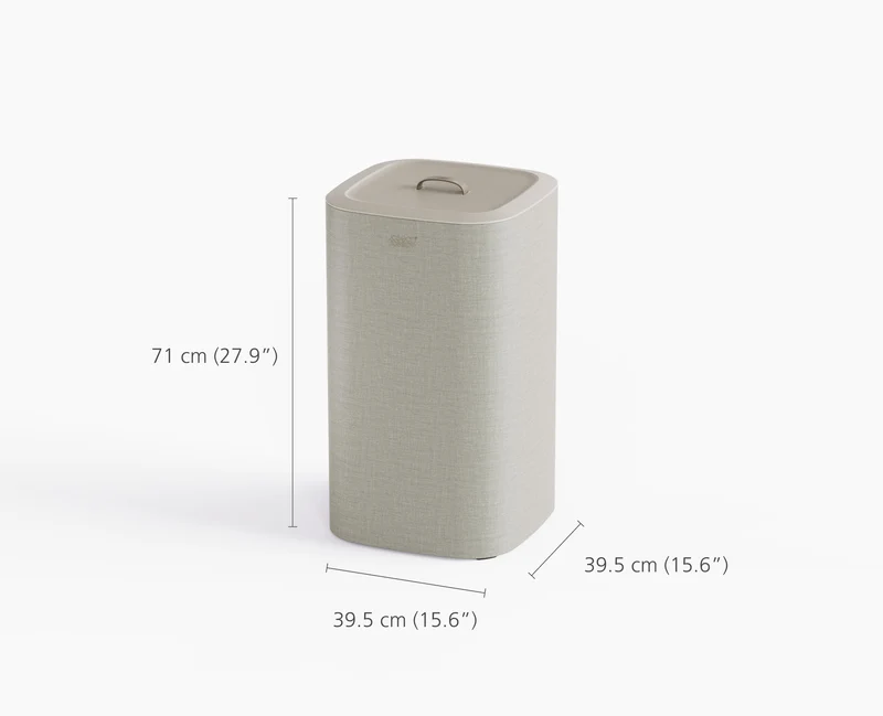 Panier à Linge Simple en Écru 60L Tota One