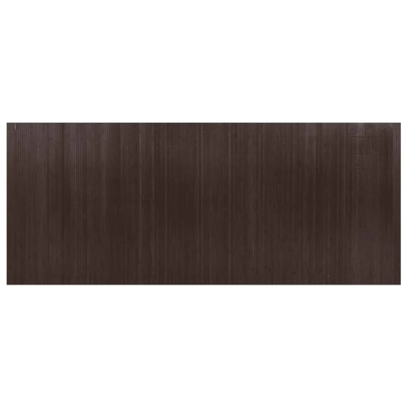 Paravent séparateur de pièce cloison 165 x 400 cm bambou marron foncé DEC031152