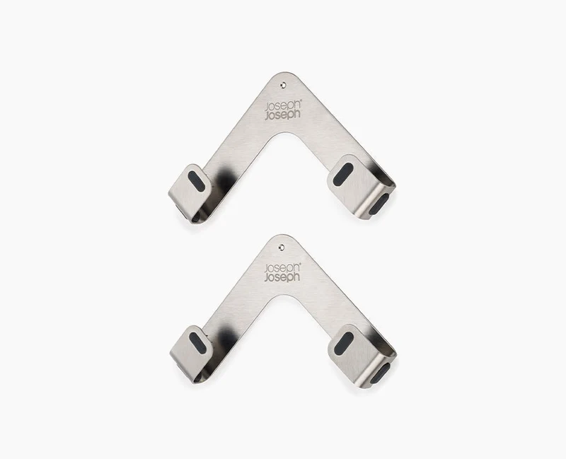 Support de Porte-couvercles de Casseroles Space™ en Acier Inoxydable pack de 2
