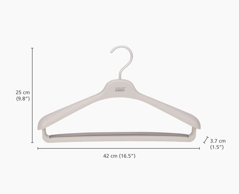 Set de 2 cintres écrus pour costumes et manteaux Orderly™