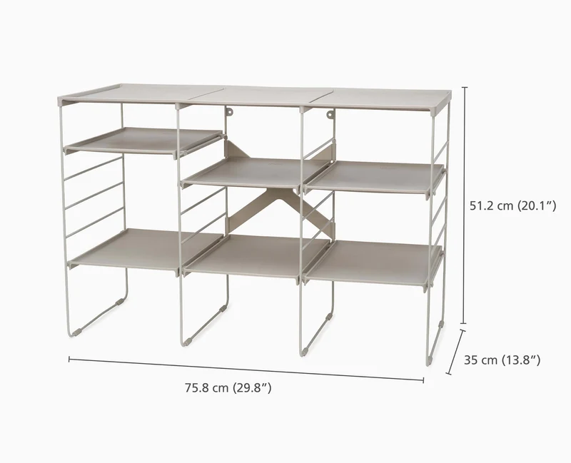 Range Chaussures Ajustable Écru Triple Level™ Plus