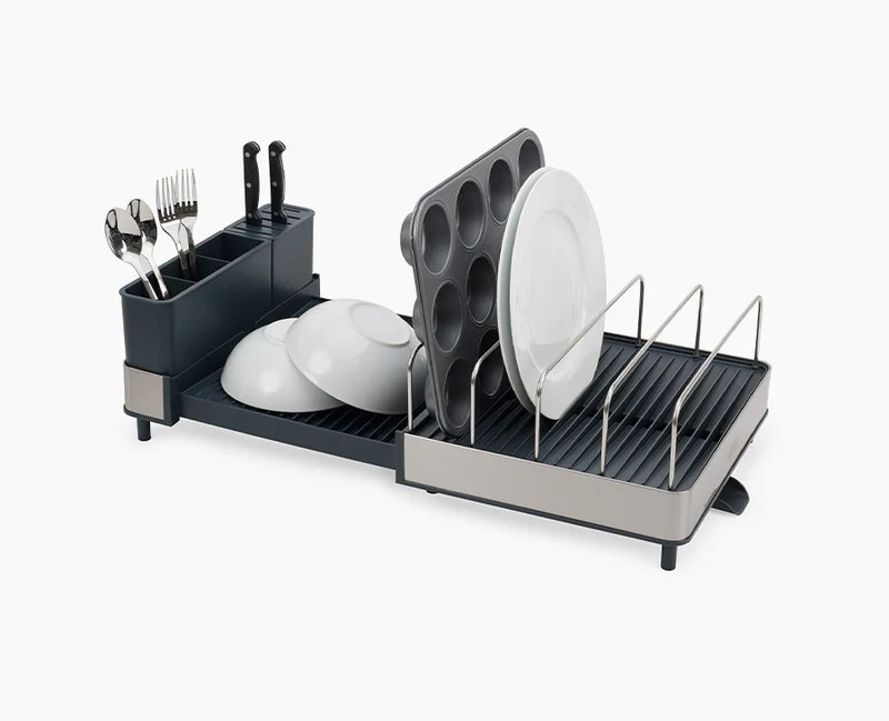 Égouttoir à vaisselle extensible en acier inoxydable Extend™ Max