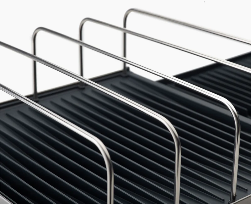 Égouttoir à vaisselle extensible en acier inoxydable Extend™ Max