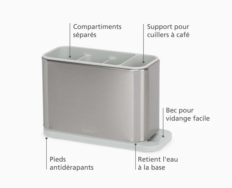 Égouttoir à couverts en acier inoxydable Surface™