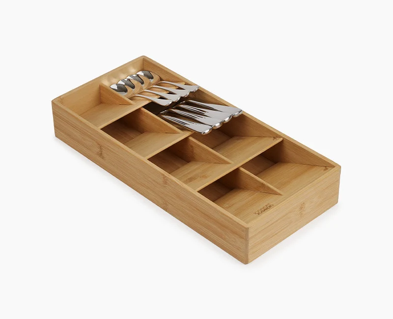 Grand Organisateur de Couverts en Bambou DrawerStore™