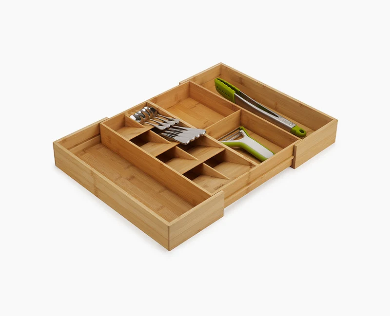 Organisateur de Couverts Extensible Bambou DrawerStore™